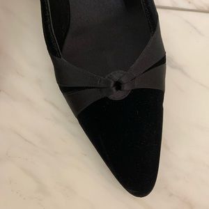 Silvia Fiorentina black velvet heels